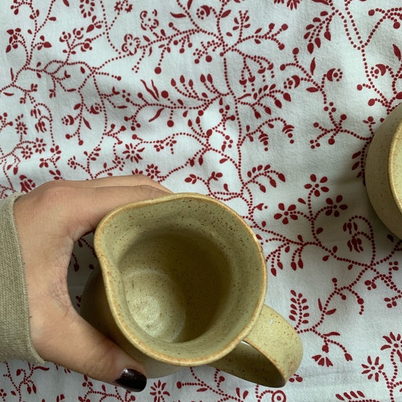 Anthropologie coffee and creamer set - Picture 3 of 10